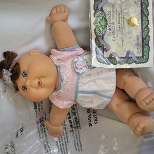 Cabbage Patch Kids Babies Doll 2004 Play Along Birth Certificate Never Played W